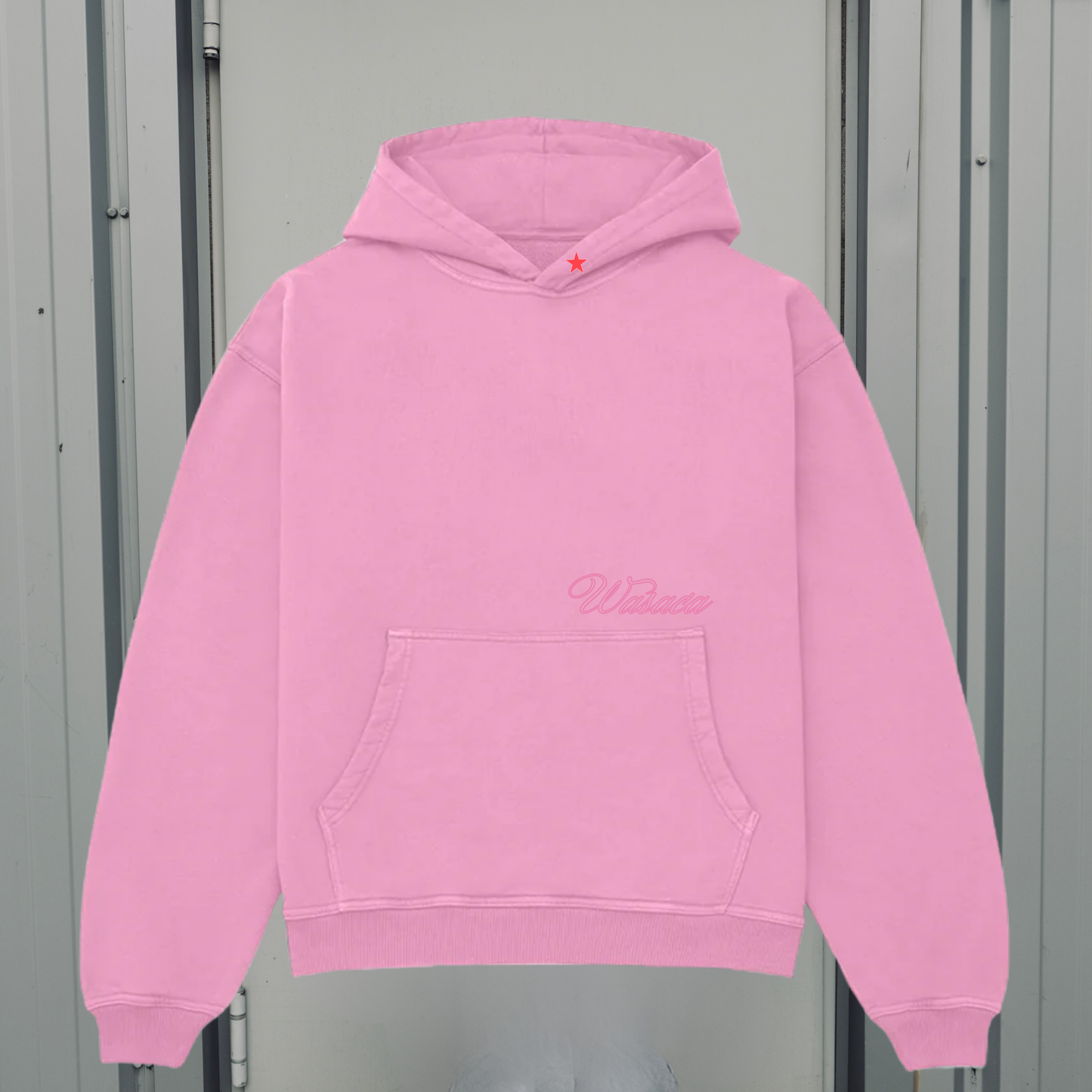 F&F HERITAGE PINK HEAVY HOODIE