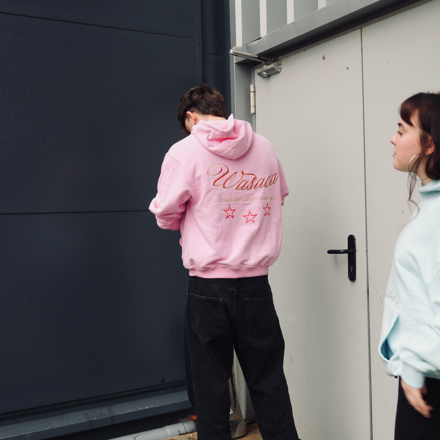 F&F HERITAGE PINK HEAVY HOODIE